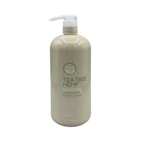 Tea Tree Hemp Restoring Conditioner & Body Lotion, 2-in-1 Hydration, For All Hai